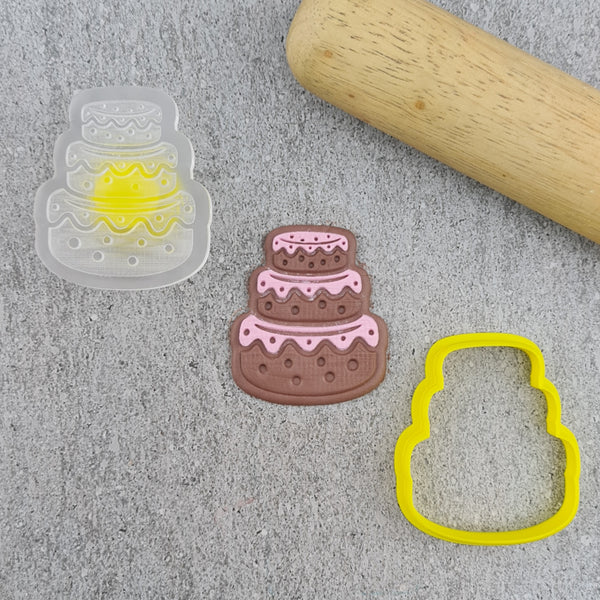 Mini Birthday Party Set Cutter and Debosser Set