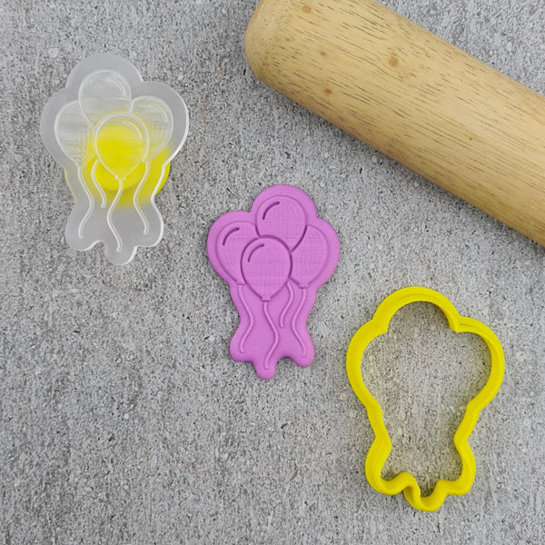 Mini Birthday Party Set Cutter and Debosser Set