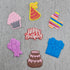 Mini Birthday Party Set Cutter and Debosser Set