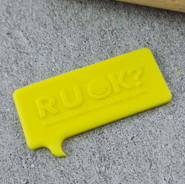 R U OK? Speech Bubble Raised Set Small (Charity Approved)
