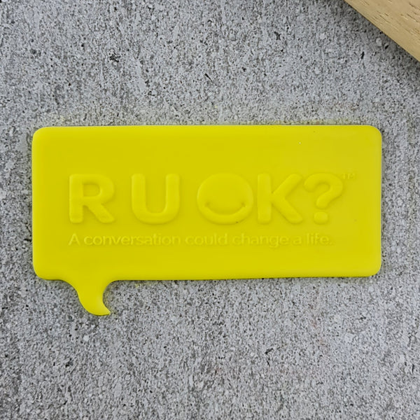 R U OK? Speech Bubble Raised Set Large (Charity Approved)