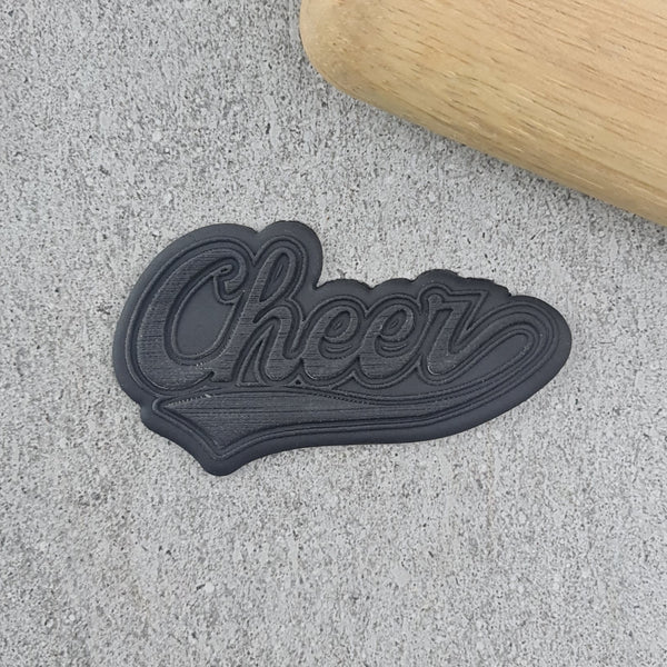 Cheer Text Cutter and Debosser Set
