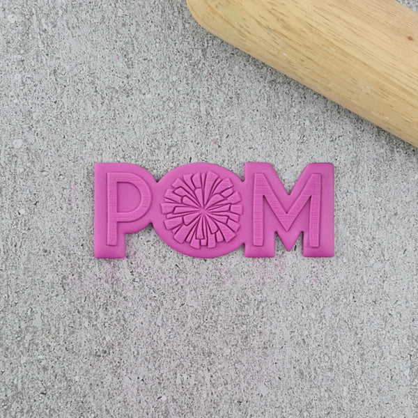 Pom Text Cutter and Debosser Set