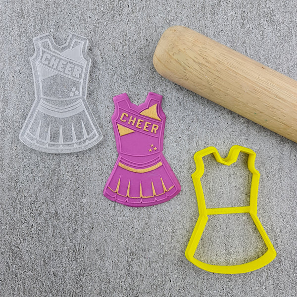 Cheer Outfit Cutter and Debosser Set