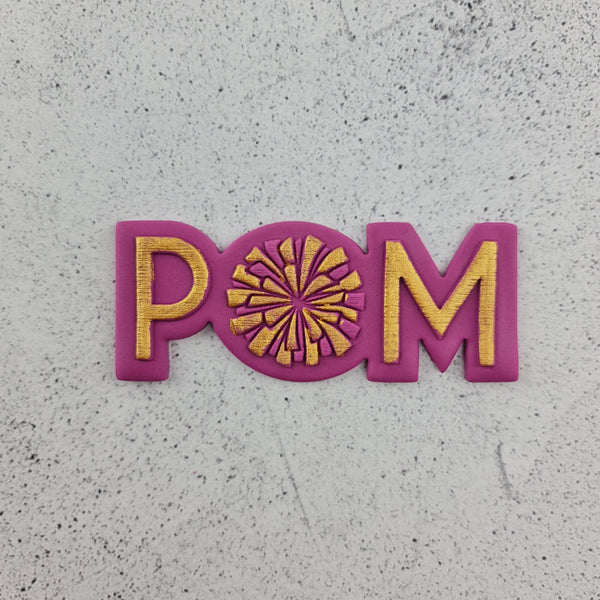 Pom Text Cutter and Debosser Set