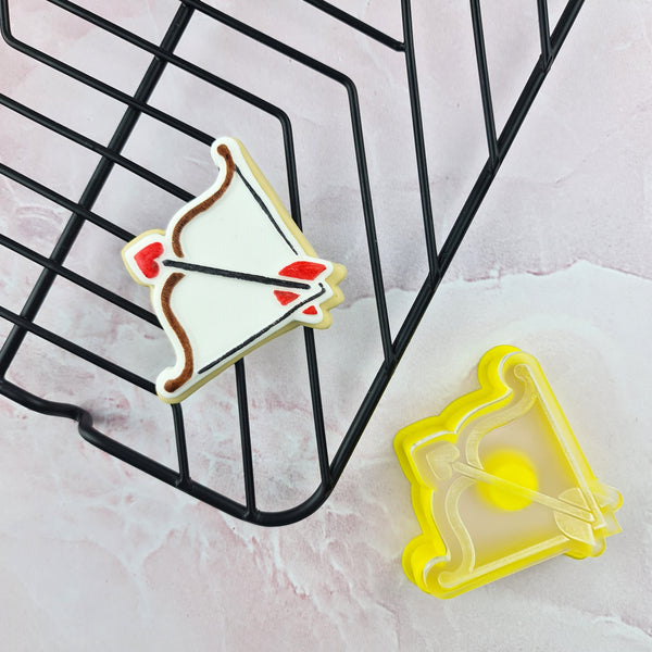 Mini Bow and Heart Arrow Cutter & Debosser Set
