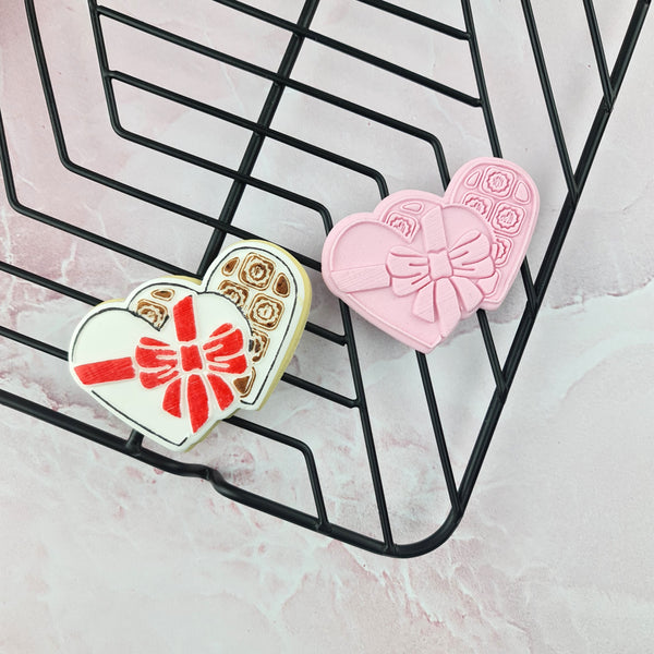 Mini Box of Chocolates Cutter & Debosser Set