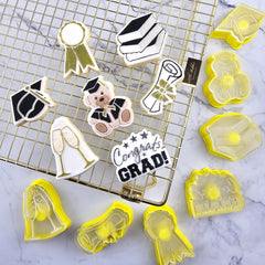 Mini Graduation Full 7 Cutter and Debosser Set
