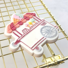 Icecream Cart Cutter and Debosser Set