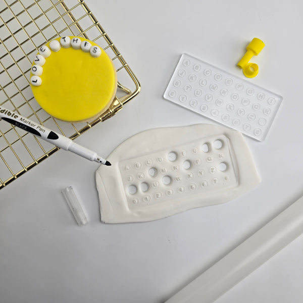 Alphabet Bead Cutter & Debosser Set