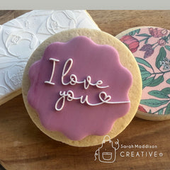 I Love You Debosser (Sarah Maddison Creative)