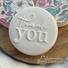 Thank You Debosser (Sarah Maddison Creative)