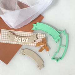 Ribbon Banner Cutter and Embosser Set (SweetP Cakes and Cookies)