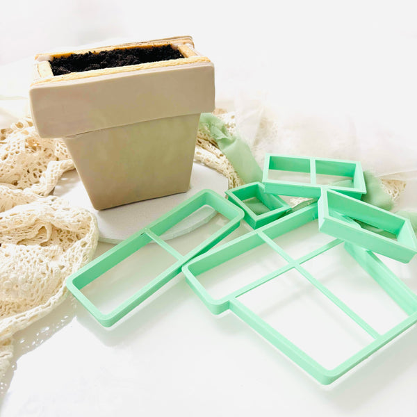 3D Flower Pot + Flowers Bento Full Set (SweetP)
