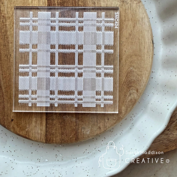 Tartan Pattern Debosser (Sarah Maddison Creative)