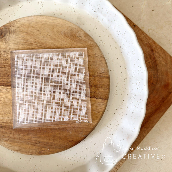 Linen Pattern Debosser (Sarah Maddison Creative)