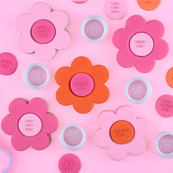 5 Mother's Day Mini Message Bundle (Sweet Sticks) | Custom Cookie Cutters