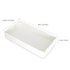 Cookie Box Rectangle 9inch x 4.5inch x 1.5inch Clear Lid (Single)