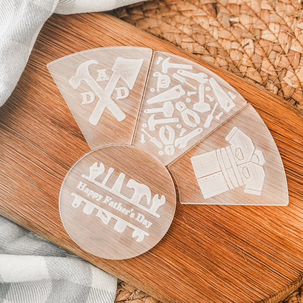 Tradie Dad Platter Cutter & Debosser Set (Bikkie Smalls)