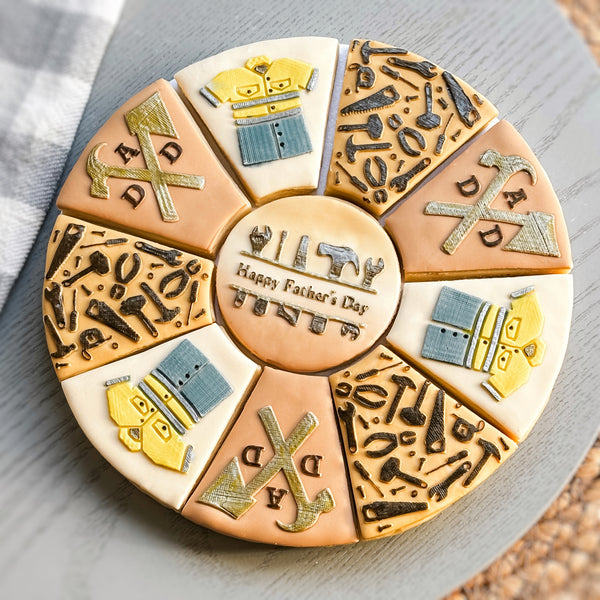 Tradie Dad Platter Cutter & Debosser Set (Bikkie Smalls)
