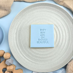 Baby Mixed Message Embosser Set