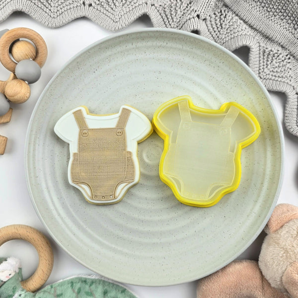 Baby Overalls Romper Cutter & Debosser Set