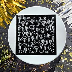 Balloons Pattern Plate