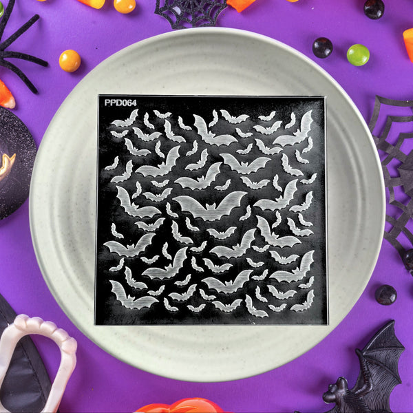 Bats Pattern Plate