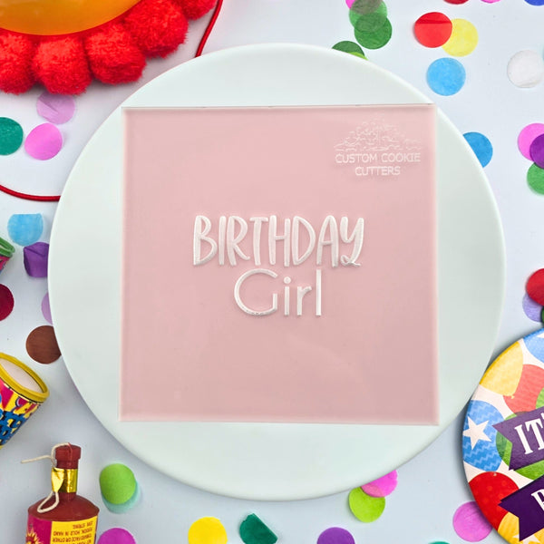 Birthday Girl Debosser