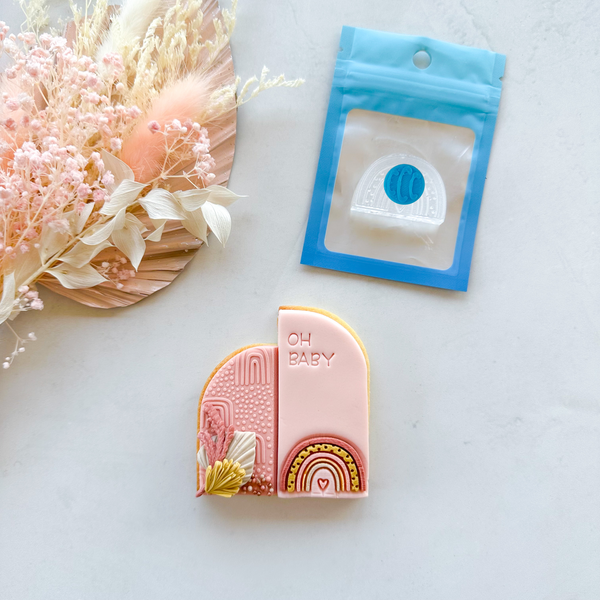 Boho Rainbow Layer Stamp (Cake Sera Sera)