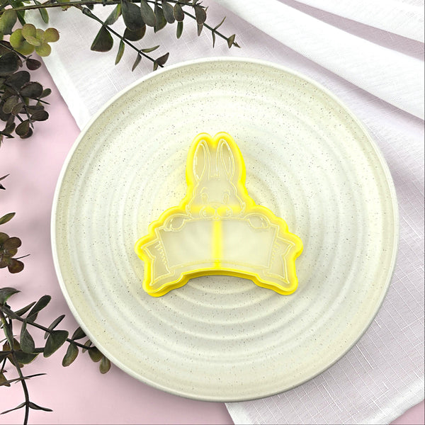 Bunny Plaque Cutter & Debosser Set
