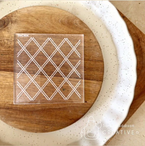 Diamond Line Pattern Debosser (Sarah Maddison Creative)