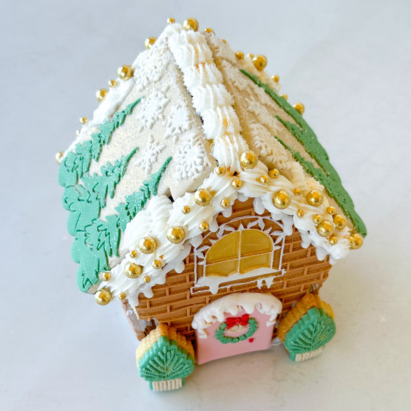 Whimsical Interlocking Gingerbread House Set