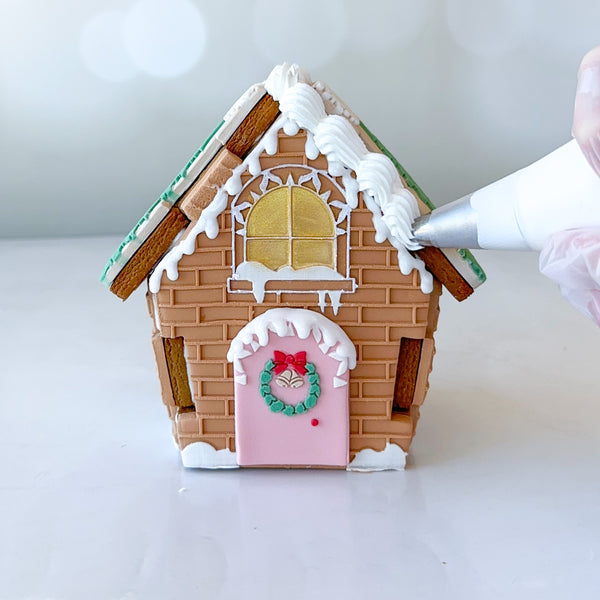 Whimsical Interlocking Gingerbread House Set