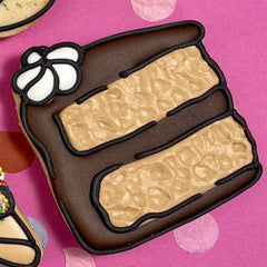 Cake Slice Cutter and Dough Imprint Set (The Confectionist)