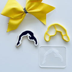 Cheerleader Back Bend Cutter and Debosser Set
