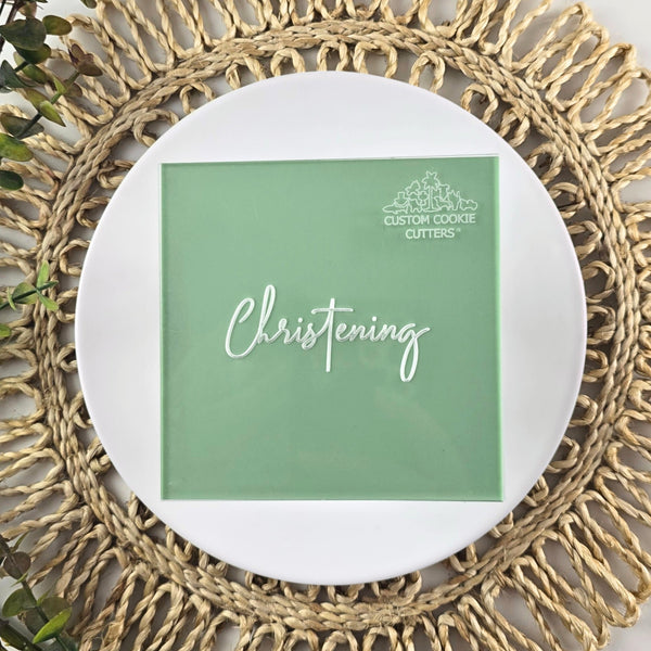 Christening Debosser