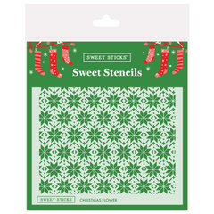Christmas Flower Sweet Stencil (Sweet Sticks)