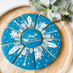 Christmas Village Platter Cutter & Debosser Set (Bikkie Smalls)