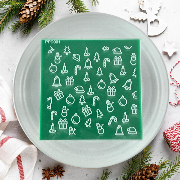 Christmas Pattern Plate