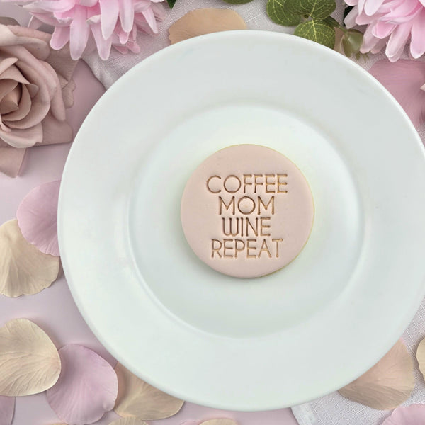 Coffee Mum Wine Repeat Embosser