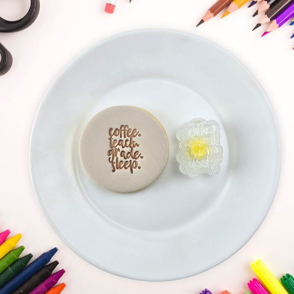 Coffee Teach Grade Sleep Embosser