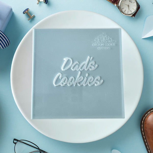 Dad's Cookies Debosser