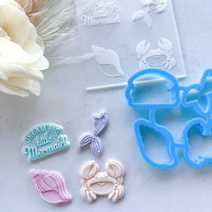 Dream Big Little Mermaid Mini Toppers (Cake Sera Sera)