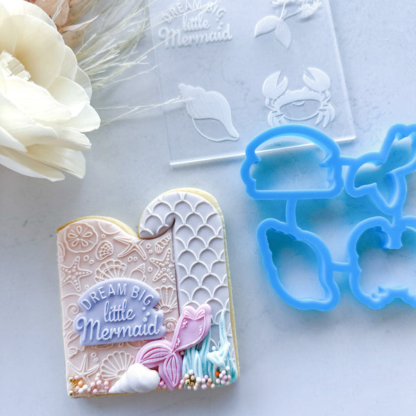 Dream Big Little Mermaid Mini Toppers (Cake Sera Sera)