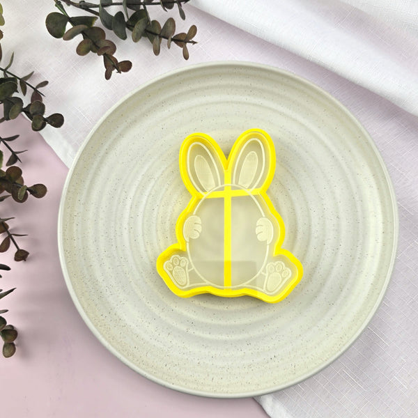Easter Egg Bunny Cutter & Debosser Set - Large