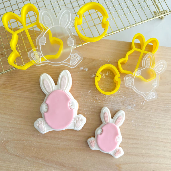 Easter Egg Bunny Cutter & Debosser Set - Small & Large
