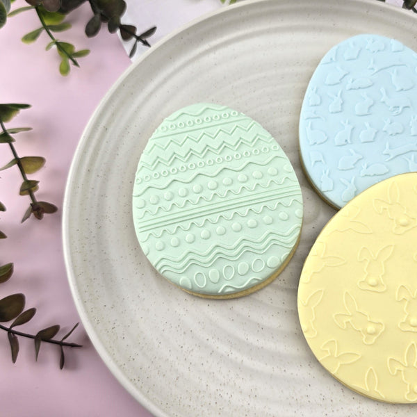 Easter Egg Pattern Plate