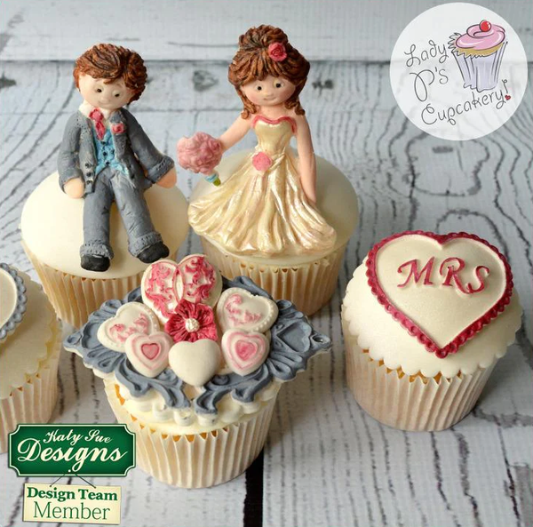 Elegant Hearts Silicone Mould (Katy Sue)