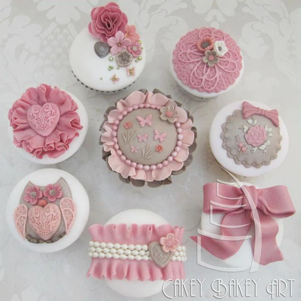 Elegant Hearts Silicone Mould (Katy Sue)
